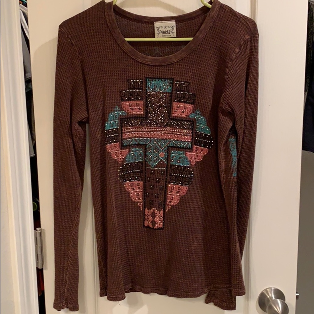 Long sleeve blouse
